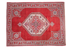 7.5x10 Distressed Oushak Carpet // ONH Item ee001774