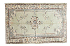 6.5x9.5 Distressed Oushak Carpet // ONH Item ee001817