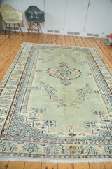 6.5x9.5 Distressed Oushak Carpet // ONH Item ee001817 Image 3