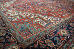 8x10.5 Vintage Heriz Carpet // ONH Item ee002006 Image 4