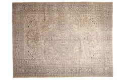 9x12.5 Distressed Oushak Carpet // ONH Item ee002007