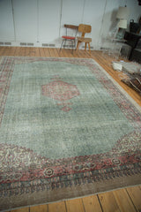 8.5x11.5 Distressed Oushak Carpet // ONH Item ee002032 Image 3