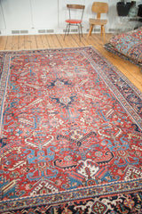 8x11 Distressed Heriz Carpet // ONH Item ee002060 Image 4
