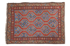 4x5 Vintage Northwest Persian Square Rug // ONH Item ee002073