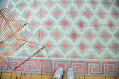  Vintage Dhurrie Square Carpet / Item ee002323 image 4