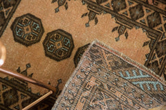 2x2 Vintage Afghan Square Rug Mat // ONH Item ee002340 Image 3