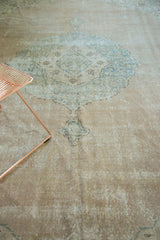 9.5x13 Vintage Distressed Oushak Carpet // ONH Item ee002366 Image 5