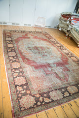 7.5x12.5 Vintage Distressed Oushak Carpet // ONH Item ee002371 Image 7