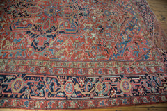 9.5x13.5 Vintage Distressed Heriz Carpet // ONH Item ee002388 Image 6