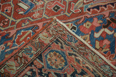 9.5x13.5 Vintage Distressed Heriz Carpet // ONH Item ee002388 Image 9