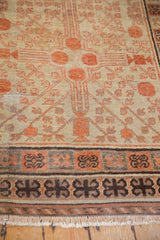 4x6.5 Vintage Distressed Samarkand Rug // ONH Item ee003881 Image 7