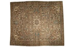 1.5x13.5 Vintage Distressed Karaja Carpet // ONH Item ee004017