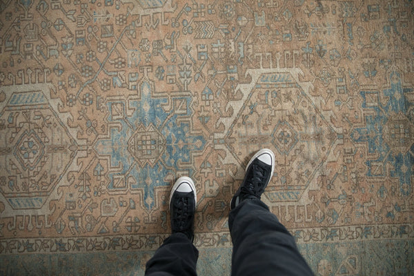 RESERVED 10x13 Vintage Distressed Karaja Carpet