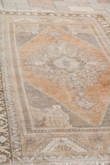5.5x9.5 Vintage Greige Oushak Carpet // ONH Item lr002500c Image 4