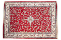 10x14 Vintage Pakistani Isfahan Design Carpet // ONH Item mc002163