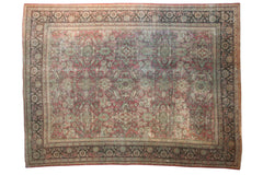 10.5x13.5 Vintage Distressed Mahal Carpet // ONH Item sm001356