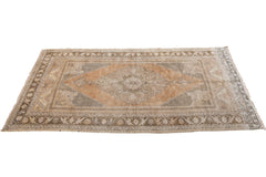 5.5x9.5 Vintage Greige Oushak Carpet // ONH Item lr002500c
