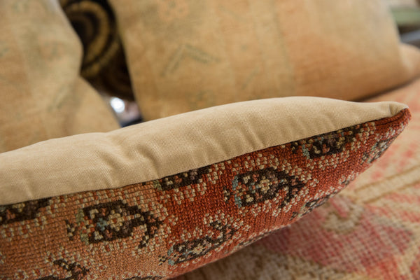 Vintage Rug Fragment Pillow // ONH Item 10286 Image 5