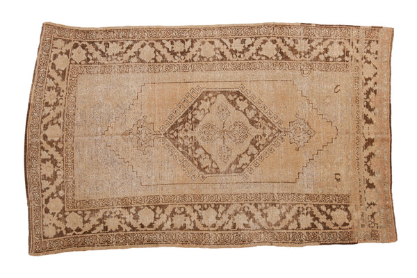 Vintage Distressed Oushak Carpet // ONH Item: 11011