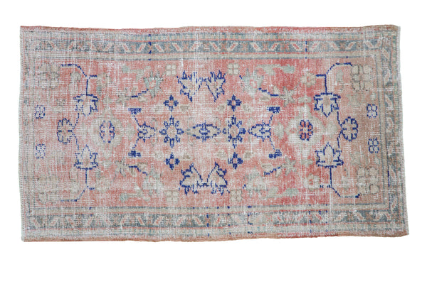 2.5x4.5 Vintage Distressed Oushak Rug // ONH Item 11016