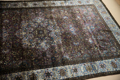 4x7 Antique Silk Kashan Rug