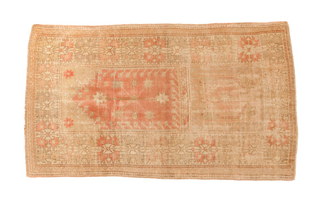 3x5.5 Vintage Distressed Oushak Rug