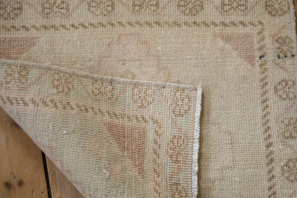 Vintage Distressed Oushak Square Rug Mat // ONH Item: 11698, Image 3