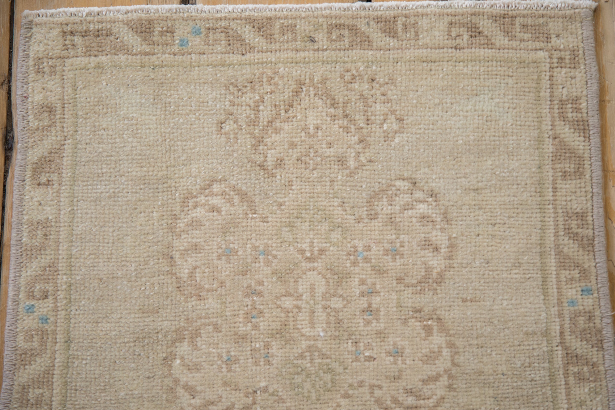 Vintage Distressed Oushak Square Rug Mat // ONH Item: 11699, Image 1