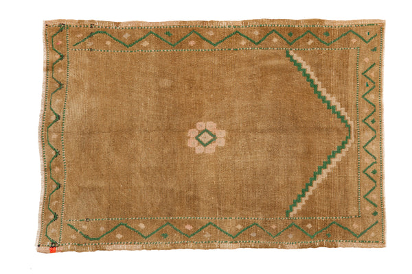 Vintage Distressed Oushak Rug // ONH Item: 11742