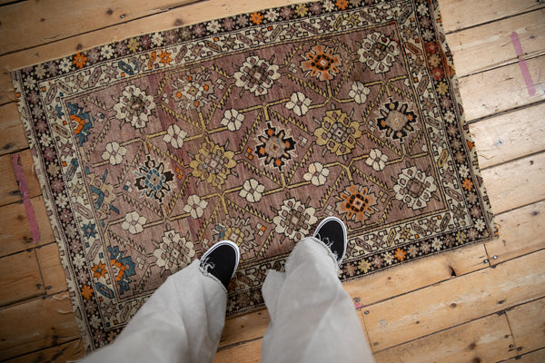 2.5x4 Antique Fragment Caucasian Rug // ONH Item 11928 Image 1