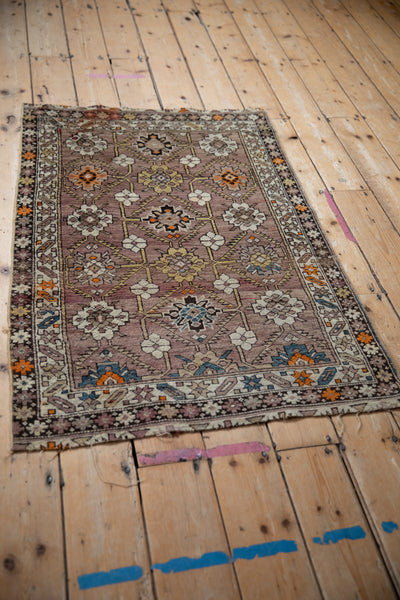 2.5x4 Antique Fragment Caucasian Rug // ONH Item 11928 Image 6