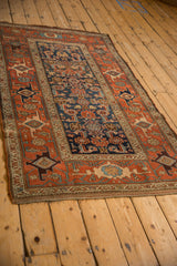 3.5x6.5 Antique Kurdish Hamadan Rug