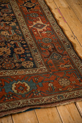 3.5x6.5 Antique Kurdish Hamadan Rug