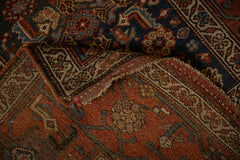 3.5x6.5 Antique Kurdish Hamadan Rug