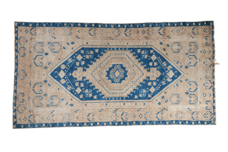 3.5x7 Vintage Distressed Oushak Rug Runner // ONH Item 120771