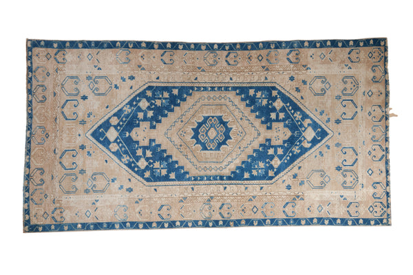 3.5x7 Vintage Distressed Oushak Rug Runner // ONH Item 120771
