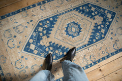 3.5x7 Vintage Distressed Oushak Rug Runner // ONH Item 12077, Image 1