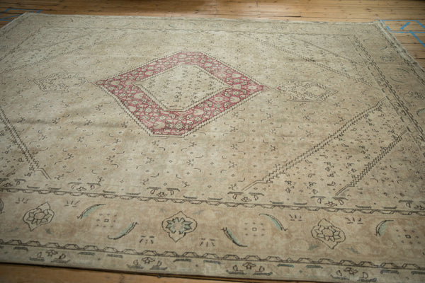 Vintage Distressed Turkish Tabriz Design Carpet // ONH Item: 12215, Image 10