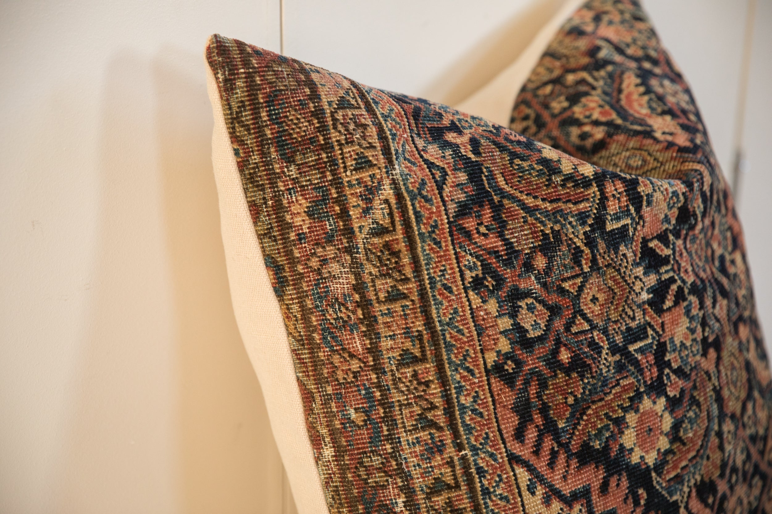 XL Vintage Rug Fragment Pillow 24x24 // ONH Item: 12334, Image 1