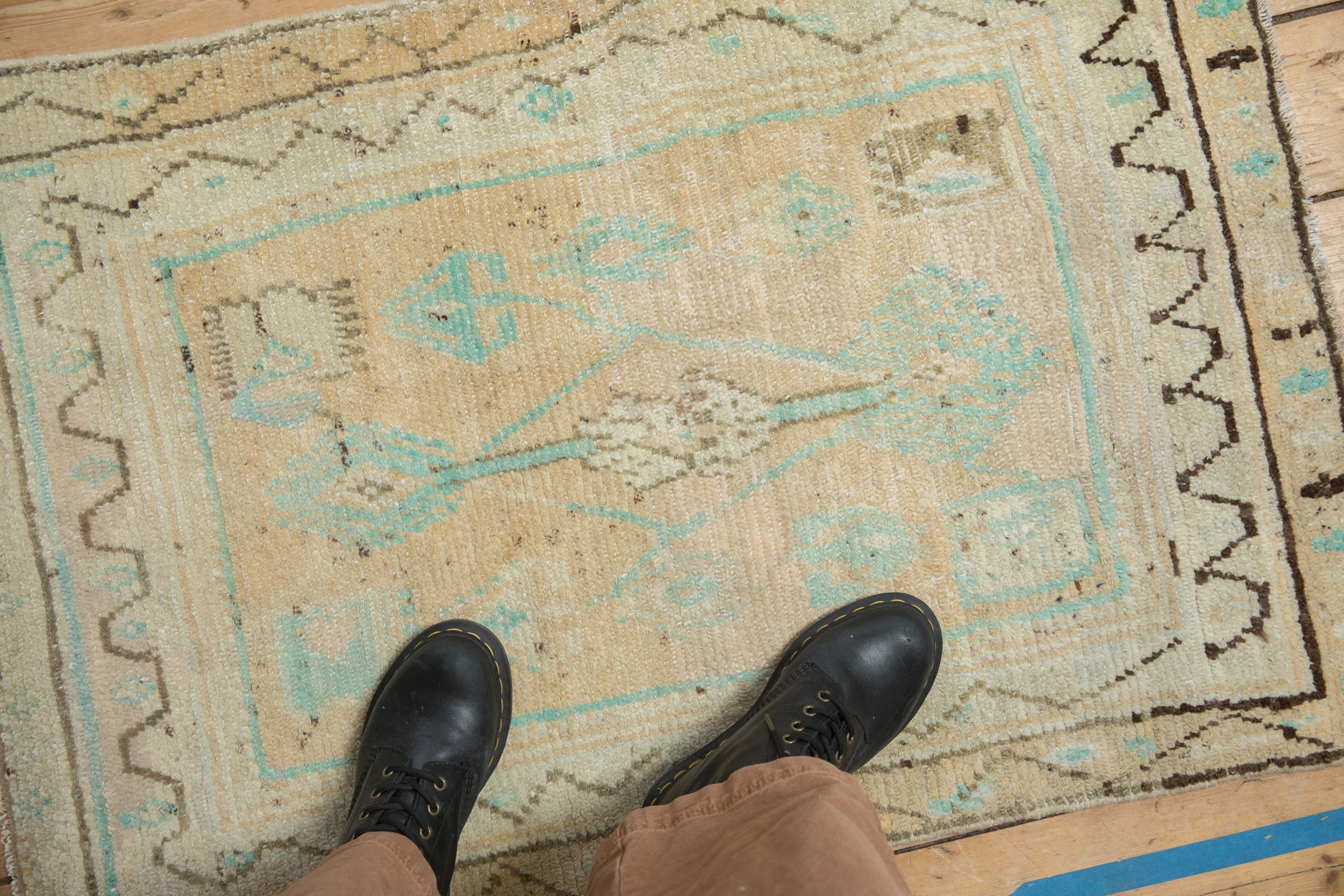 Vintage Distressed Oushak Rug // ONH Item: 12417, Image 1