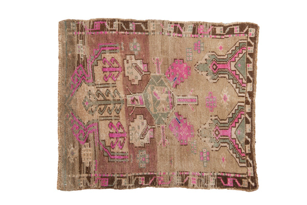 Vintage Distressed Kars Square Rug // ONH Item: 12420