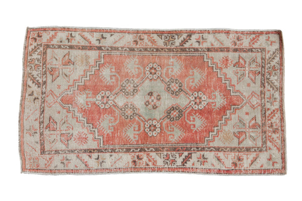 Vintage Distressed Oushak Rug Runner // ONH Item: 12423