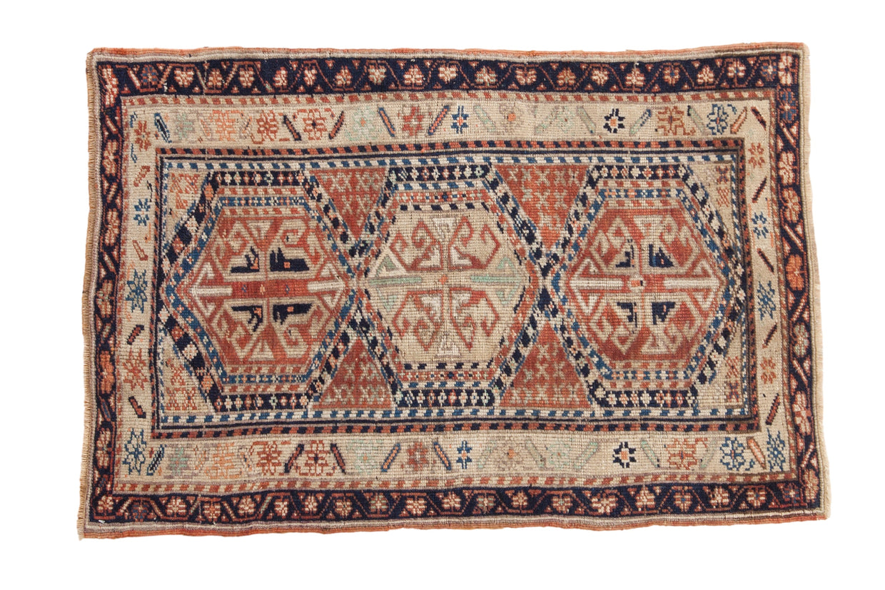 2.5x4 Vintage Anatolian Rug