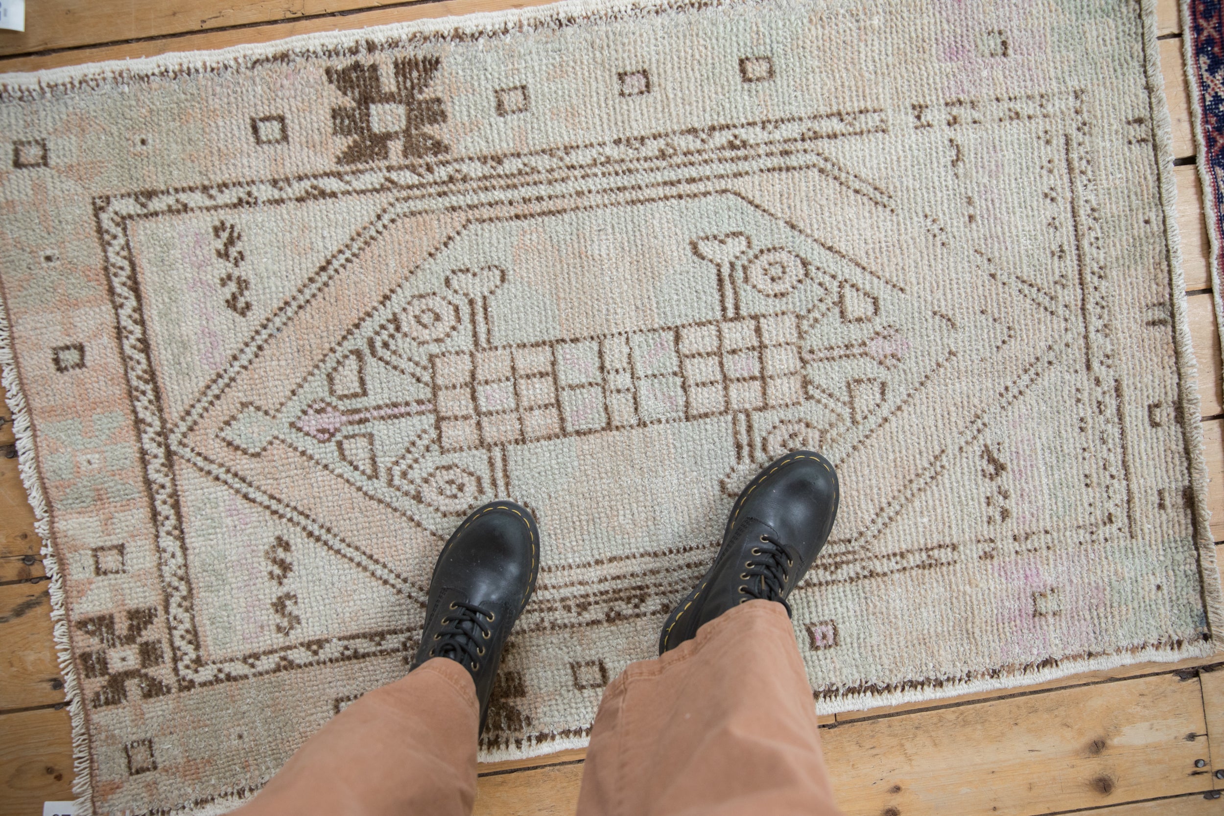 Vintage Distressed Oushak Rug // ONH Item: 12429, Image 1