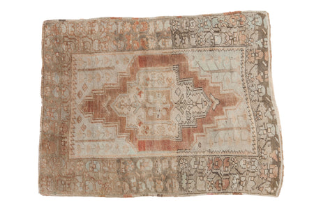 Vintage Distressed Anatolian Square Rug // ONH Item: 12430