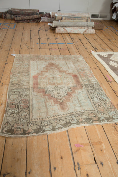 Vintage Distressed Anatolian Square Rug // ONH Item: 12430, Image 4