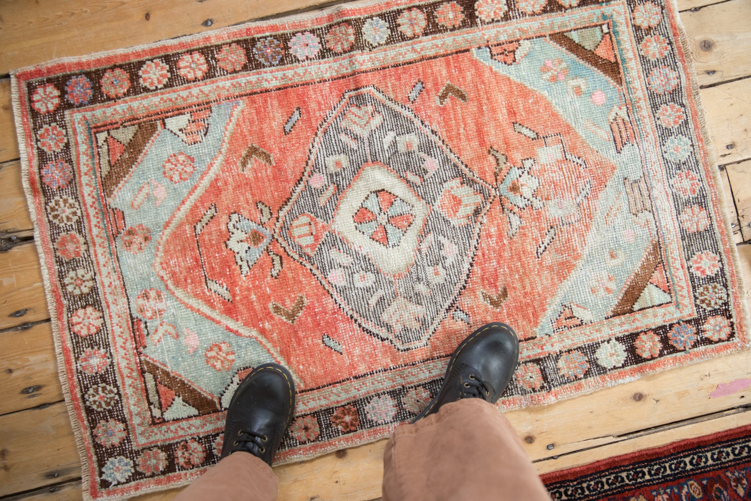 Vintage Distressed Oushak Rug // ONH Item: 12431, Image 1