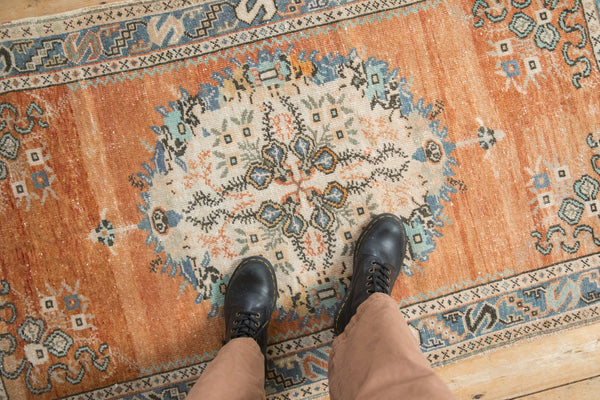 Vintage Distressed Oushak Rug // ONH Item: 12432, Image 1