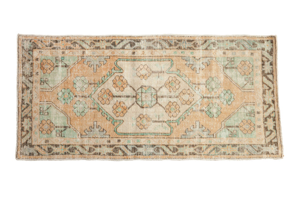 Vintage Distressed Oushak Rug Runner // ONH Item: 12436