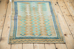 2.5x3.5 Vintage Distressed Oushak Rug